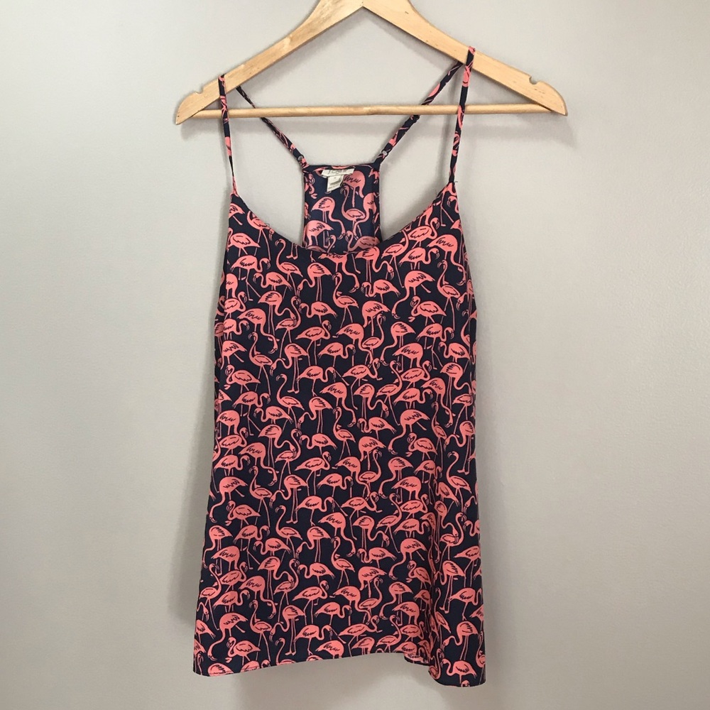J. Crew Factory Flamingo Tank